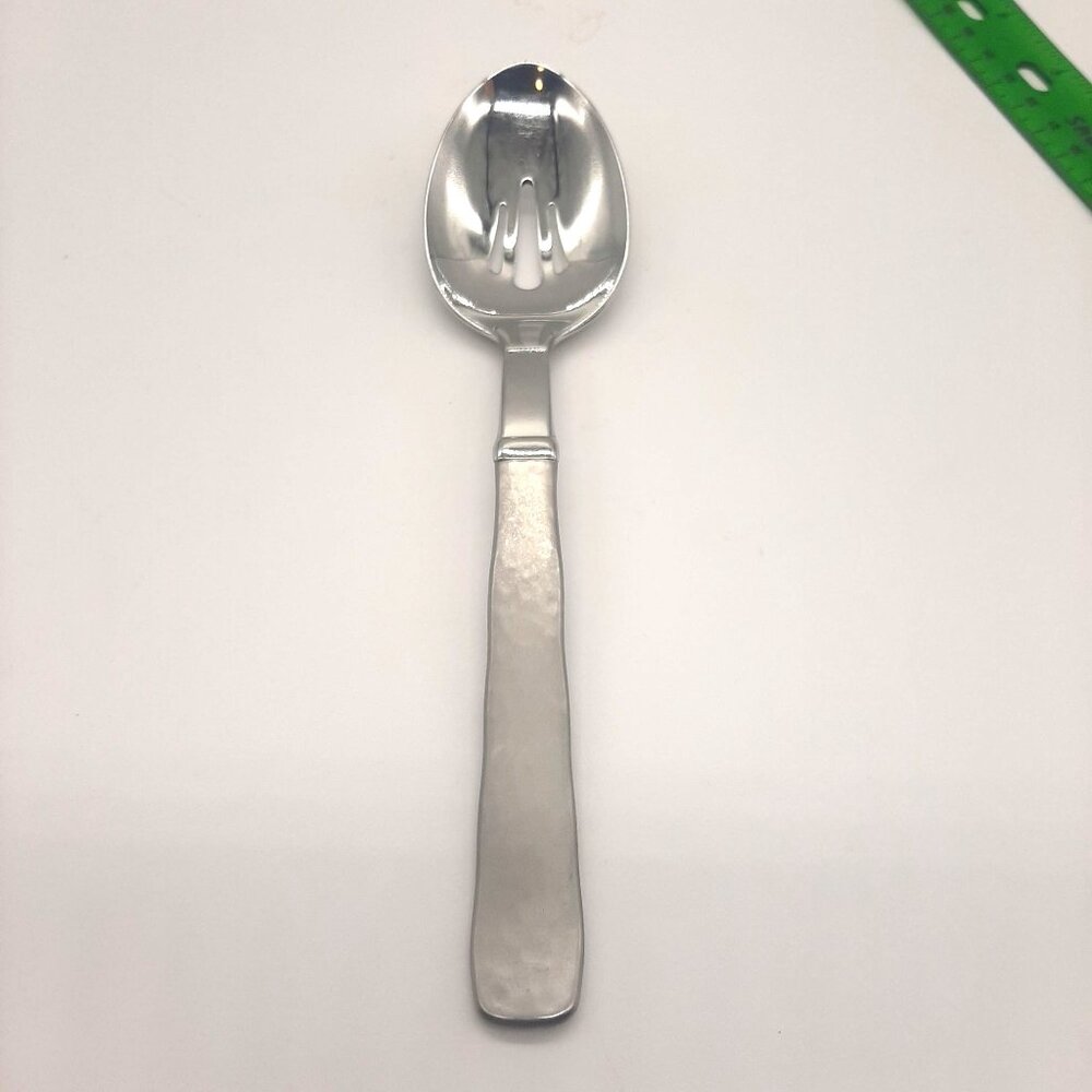 Oneida Moraine Stainless Pierced Tablespoon Serving Spoon